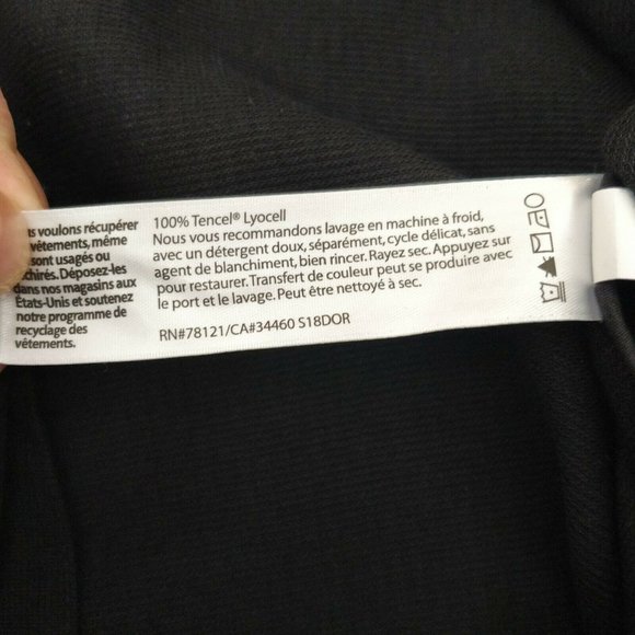 $375 EILEEN FISHER Size M Tencel Lyocell Button Front V-Neck Long Jacket Coat . - Picture 10 of 10